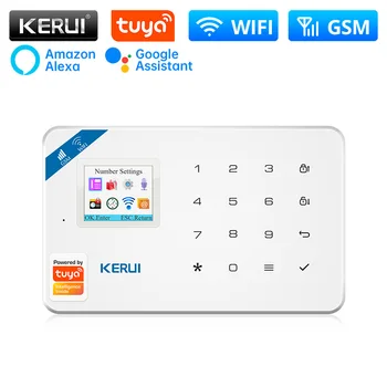 KERUI W181 Signalizācijas Paneļa WIFI bezvadu GSM Signalizācijas Sistēmas Secutrity Mājās Strādā ar Tuya Smart Alexa