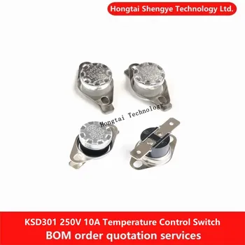 KSD301/302 Temperatūras kontroles slēdzi 0/15/85/95/125/180C-190 grādiem normāli atvērt 10A 250V temperatūras sensors