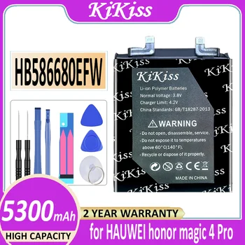 KiKiss Akumulatora HB586680EFW 5300Mah par HAUWEI godu burvju 4 Pro 4Pro magic4 Pro Bateria