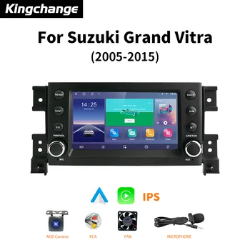 Kingchange Auto Multimedia Player Suzuki Grand Vitara 2005-2015 Auto Radio Stereo GPS Carplay DSP Auto Navigācijas