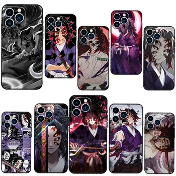 Kokushibo Demon Slayer Kimetsu nav Yaiba Coque iPhone XR XS Max X 12 13 Mini 6S 7 8 Plus SE 