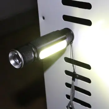 LED lāpu gaismā Izturīgs Uzlādes Medību Avārijas Mini LED Lampiņu Viegli pārnēsājams LED Lukturītis