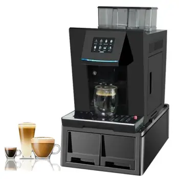 Labi darbojās 3 reizes QC elektriskā tirdzniecības maker pilnībā automātisks kafijas automāts ar piena tējas salons