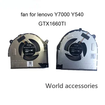 Laptop CPU, GPU, Dzesēšanas ventilators Lenovo Leģiona Y7000 Y540 GTX1660 TI Notebook PC Fani DFS5M325063B11 DFS200105BD0T EG75070S1