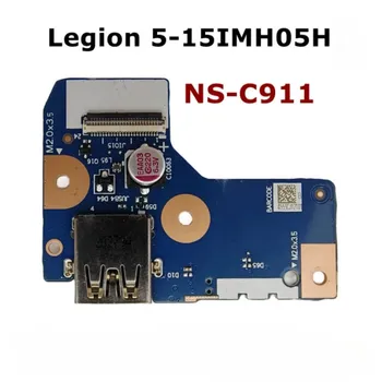 Lenovo Leģiona 5-15IMH05H USB Strāvas Apakšā Valdes atdot Kabeļu NS-C911 100% Testēti Pilnībā Darbu