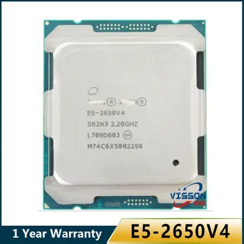 Lietotāja Xeon E5 2650 V4 E5-2650V4 Procesors SR2N3 2.2 GHz Divpadsmit kodolu 30M LGA 2011-3 CPU