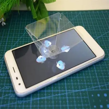 Mobilais Tālrunis Hologrāfiskā Projektoru 3D Hologrammas mini projektoru Piramīdas tālrunis projektoru Burvju Projekcijas ekrāna viedtālruņiem