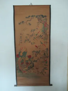 Mājas sienu apdare, krāsošana ,Ķīniešu vecā papīra ritiniet glezna , 