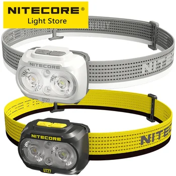 Nitecore UT27 800L Ultra Viegls Triple Izejas Elite Lukturis, kas Darbojas Tūrisma Lukturu + Akumulators Balta / Melna