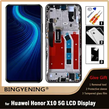 Oriģināls Par Huawei Honor X10 5G LCD Displejs Ekrānā Pieskarieties Digitizer Montāža 6.63 collu Huawei Y9A Tālrunis Aizstāt