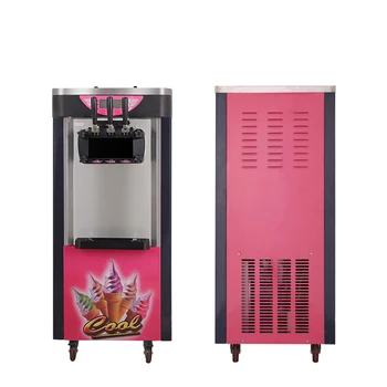 PBOBP Tirdzniecības Darbvirsmas Mīksta saldējuma Maker 2+1 Jaukta Garšu saldējuma Mašīnu Saldu Konuss saldējuma Iekārtas