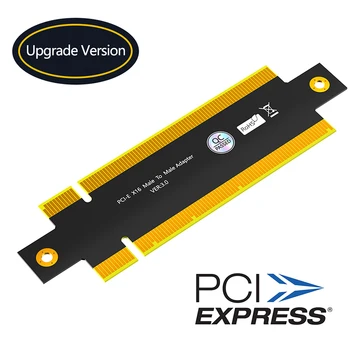 PCI Express 3.0 16X Vīrietis, lai Vīrietis Adapteris Savienotājs Stāvvadu Converter PCI-E X16, lai PCE-E X16 Pagarināt PCB Kuģa Punktu Dizains