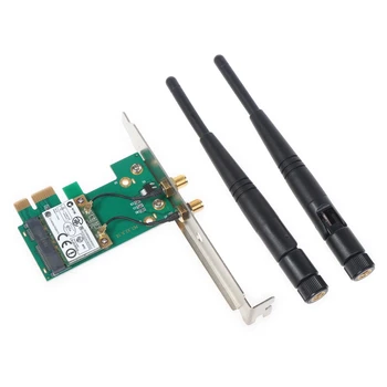 PCIE Bezvadu Tīkla Karti,AR9287 300M Darbvirsmas Vienu -Band 2.4 GHz Bezvadu tīkla Karte