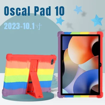 Par Blackview Oscal Pad 10 Tablete Gadījumā 10.1 Collu Mīksto Segumu Android 12 Tablet PC Silīcija Gadījumā