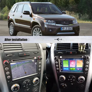 Par Suzuki Grand Vitara 2005. - 2012. Gadam Automašīnas radio atskaņotājs Android 10 64GB GPS Navigācijas Multimediju Atskaņotājs, Radio