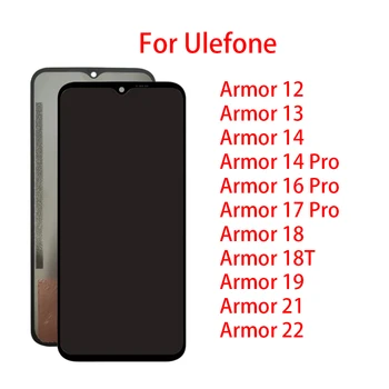 Par Ulefone Power Armor 12 13 14 16 19 18 18T Pro 17 21 22 LCD Touch Screen LCD Displejs Digitizer Montāža Nomaiņa