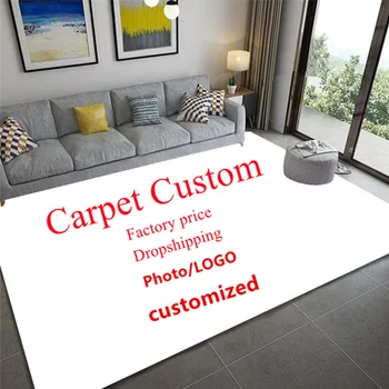 Pielāgojiet savu 3D fotogrāfijas Paklājus Dzīvojamā Istaba Dekori, Guļamistabas Zona Paklājs Lielām Doormat Labākā Dāvana Druka uz Pieprasījumu Dropshipping