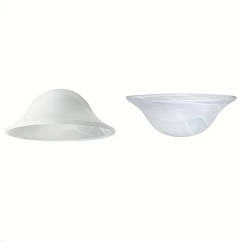Piena balta stikla abažūrs, ko izmanto, lai aizstātu griestu lampas, galda lampas, un grīdas lampas (E26 E27) stikla abažūrs nomaiņa
