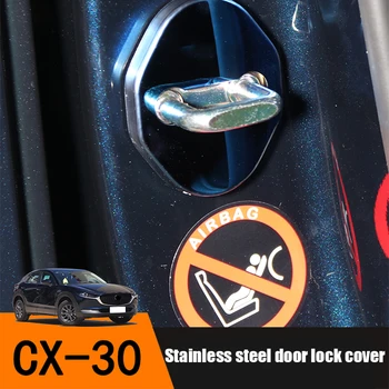 Priekš Mazda CX30 durvju bloķēšanas vāku, aizver ierobežotāji, automobiļu rūsas novēršanu dekoratīvu aizsardzību, un automobiļu piederumi