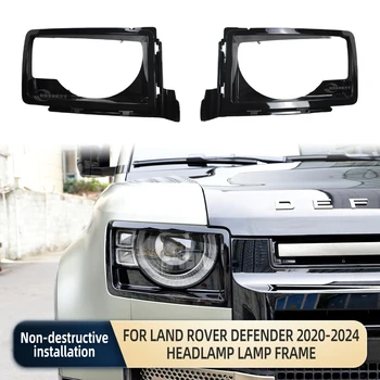 Priekšējo Lukturu Lampas Rāmis Land Rover Defender 2020-2024 L663 Aizsargs Dekoratīvās Auto Piederumi