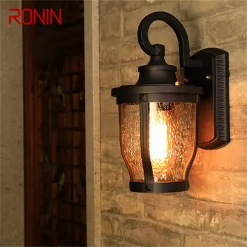 RONIN Retro Āra Sienas Brā Gaismas Klasiskā Bēniņi LED Lampas, Ūdensizturīgs IP65 Dekoratīvās Mājas Lieveņa Villa