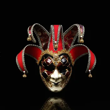 Radošā apdare klauns masku Halloween šausmu Eiropas un Amerikas atmosfēru saģērbt maska, apdares puse maska