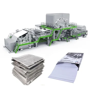 Rūpnīcas Cenu Automātisku Pasūtījuma Izgatavotu 20 Tonnas Dienā Kultūras Papīra Ražošanas Mašīnas Papīra Paletes Veidošanas Mašīnas