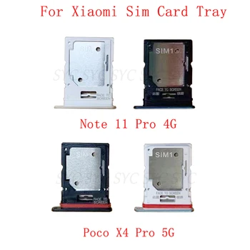 SIM Kartes ligzda SIM Kartes Slots Turētājs Xiaomi Poco X4 Pro 5G Redmi 11. Piezīme Pro 4G 5G MicroSD Atmiņas Sim Kartes ligzda Remonta Daļas