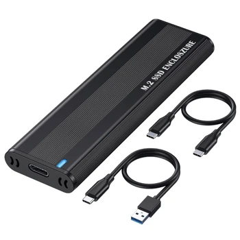 SSD Būra NVME Portocol RTL9210B USB3.1 Tips-C 10Gb Cietais Gadījumā - Box