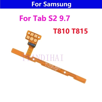 Samsung Galaxy Tab S2 9.7 T810 T813 T815 T817 T819 Oriģinālo Tablešu Tālruņa Ieslēgšanas Skaļuma Regulēšanas Taustiņu Uz Izslēgt Sānu Taustiņš Flex Kabelis