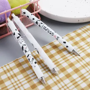Skolas Kancelejas 0.5 mm es mīlu Piena Rakstīšanas Pildspalva Parakstīšanas Pildspalvu Nospiediet Gēla Pildspalva Pressable Pildspalvas Gēla Pildspalvas