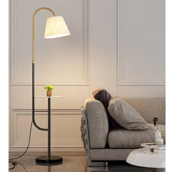 Smart USB Bezvadu Uzlādes Led Grīdas Lampas Dzīvojamā Istabā Dīvāns Pastāvīgās Gaismas Guļamistabas Gultas apgaismojums Iekštelpu Apgaismes Ķermeņi