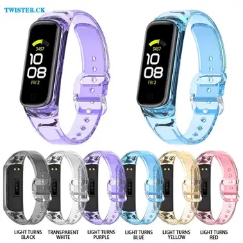 Smart Watch Band Multi-krāsu Siksniņas Gaismas mainot Rezerves Aproce Saderīgas Samsung Fit2 R220 Aproce Sm-r220