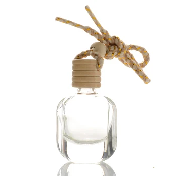 Smaržas Smaržas Uzpildāmas Pudeles Tukšas Stikla Aromātu Karājas Pudele 10ML 20PCS Gaisa Atsvaidzinātājs Ēteriskās Eļļas Ceļojumu Auto Rotājumu