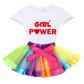 Toddler Meitenes Uzstādīt Tutu Kleita Meitene Baby Girl Krāsu Tutu Kleita +t Krekls 2024 Vasaras Princese Bērniem, Baby Meitenes Boutique Tērpiem