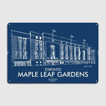 Toronto Maple Leaf Dārzi Metāla Zīmju Sienas Cave Bar Ala Dizaina Sienas Gleznojums Skārda Parakstīt Plakātu