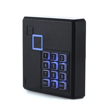Tuvumā RFID Karšu Lasītājs ip65 waterproof 13.56 MHZ/125KHZ Durvju Piekļuves Kontroles Tastatūru Lasītājs Wiegand 26 Bitu Krāsa Melns 103IC