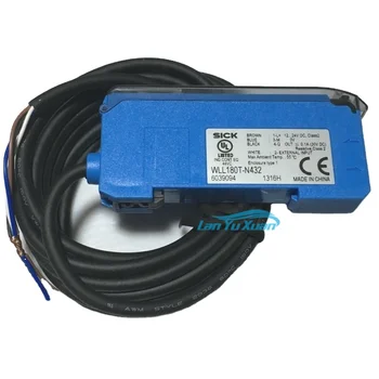 USEMI SLIMS jaunu un oriģinālu akciju WLL180T-N432 6039094 induktīvie tuvuma fiber-optic slēdža sensoru, Optisko Pastiprinātāju
