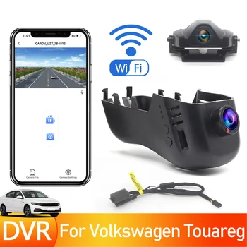 Wifi 4K Dash Cam Speciālās Automašīnas Dvr Kamera, Video Ieraksti Oriģinālu Par Volkswagen Touareg 2011-2017 Plug and play UHD 2160P DashCam