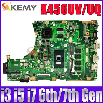 X456UVK X456UQ X456UJ A456U X456UB F456U X456UV X456UR X456 X456UA Klēpjdators Mātesplatē X456UQK Mainboard I3 I5 I7 CPU DDR4