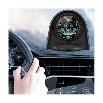 X94 Auto HUD Digitālo Inclinometer Clinometer 4X4GPS apvidus Auto Piķis Sānsveres Leņķis Smart Head Up Displejs Slīpuma Mērītāju