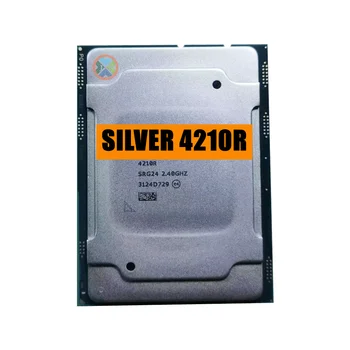 Xeon SUDRABA 4210R 2.4 GHz 13.75 M Kešatmiņu 10 Serdeņi 20-Diegi 100W LGA3647 CPU Procesors Silver4210R