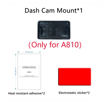 par 70mai Dash Cam Stiprinājums 70mai Dash CamA810 Stiprinājums 70mai Dash Cam A810 Uzstādīt Statiskā Uzlīme 3M Filmu un Statiskas Uzlīmes