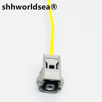 shhworldsea 1 Pin 2.2 mm Automobiļu Savienotājs 2JZ Knock Sensors Auto Sveces Auto Vadu Spraudni Toyota 90980-11166 7283-1015-10
