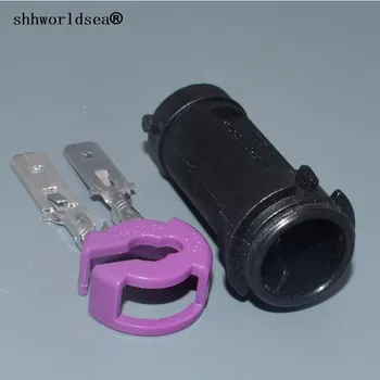 shhworldsea 2 pin 6.3 mm automobiļu gaismas kontaktligzdas savienotāji, kontaktdakšas jaka miglas lukturis kārta spraudņu (plug auto ūdensizturīgs plug