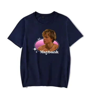 Ārējā Bankas JJ Maybank logo Merch T-Krekls Vīriešiem un Sievietei ar Īsām Piedurknēm Sievietēm Funny T Krekls Unisex Harajuku Topi
