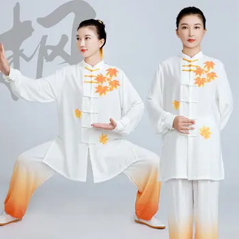 Ķīniešu Tradicionālās Cīņas Mākslas Wudang Tai Ji Uzvalks Sieviešu Konkurences Veiktspēju, Tai Chi Izmantot Apģērbs Vīriešu Pavasara Vasaras