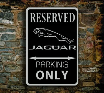 Jaguar Autostāvvieta Tikai Zīme, Metāla – Pazīmes, Garāžas Zīme Dāvanu Garāžas Apdare